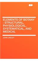 Elements of Botany: Structural, Physiological, Systematical, and Medical