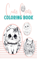 Cute Cats Coloring Book