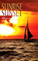 2018 Sunrise Sunset Wall Calendar