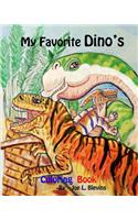 My Favorite Dino's Coloring Book