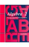 Algebra 2: Solutions Manual