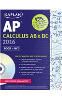 Kaplan AP Calculus AB & BC 2016: Book + DVD