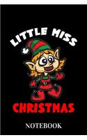 Little Miss Christmas - Notebook