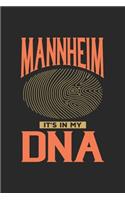 Mannheim Its in my DNA: 6x9 notebook dot grid city of birth Germany