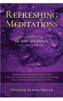 Refreshing Meditations 30 Day Journal