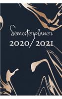 Semesterplaner 2020 / 2021: Plane und Organisiere dein Studium 2020 2021 mit Register für Adressen von A bis Z