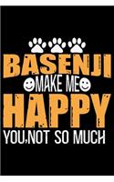 Basenji Make Me Happy You, Not So Much