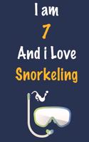 I am 7 And i Love Snorkeling