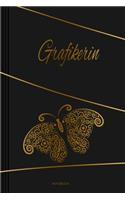 Grafikerin - Notizbuch: Notizbuch, Tagebuch oder Journal für Frauen - Beruf und Studium - Liniert -Softcover - Handliche Größe (6" x 9" - ca. Din-A5)