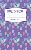 COMPOSITION NOTEBOOK Wide Ruled
