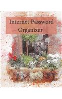 Internet Password Organizer: Password Organizer Keeper Journal Notebook Logbook Personal Internet Address Size 7.5*9.25 Inches 118 Pages with Space for Your Remarks (Art Window)(1 Password Keeper)