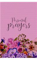 Personal Pryers: Blank lined journal For personal prayers and the spiritual life