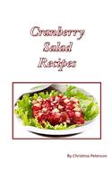 Cranberry Salad Recipes: Every title has space for notes, Various ingrdeients of Strawberry, lemon, celery, nuts, mayonnaise, whipped cream and more