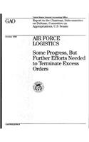 Air Force Logistics: Some Progress, But Further Efforts Needed to Terminate Excess Orders