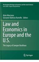 Law and Economics in Europe and the U.S.