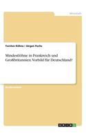 Mindestlöhne in Frankreich und Großbritannien. Vorbild für Deutschland?