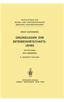 Grundlagen Der Betriebswirtschaftslehre: Die Finanzen