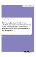Förderung der Kompetenzbereiche 