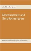 Gleichheitssatz und Geschlechterquote