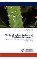 Plants of Indian Systems of Medicine (Volume-I)