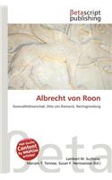 Albrecht Von Roon: (German)