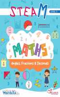 Angles, Fractions & Decimals - STEAM Maths Activity Workbook for Kids 6+ Years