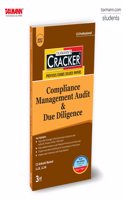 Taxmann's CRACKER for Compliance Management Audit & Due Diligence (Paper 3 | CMADD/Due Diligence) â€“ Covering past exam questions & answers | CS Professional | New Syllabus | June/Dec. 2025 Exams