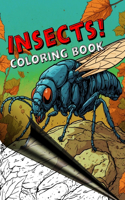 Creepy Coloring Book for Adults - Insects!