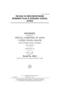 The role of employer-sponsored retirement plans in increasing national savings