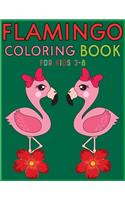 Flamingo Coloring Book For Kids 3-8