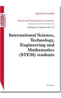 International science, technology, engineering and mathematics (STEM) students: 4th report of session 2013-14, report(2013-14 162 House of Lords Papers)