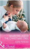 Newborn Under The Christmas Tree