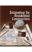 Estimating for Residential Construction