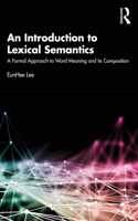 Introduction to Lexical Semantics