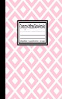 Composition Notebook: College Ruled 7.44 x 9.69 in, 100 page book for girls, kids, school, students and teachers