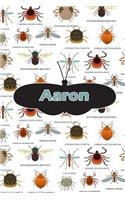 Aaron: Bug Insect Draw and Write Journal Notebook 120 Pages 6x9