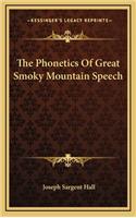 Phonetics Of Great Smoky Mountain Speech
