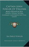 Captain John Fowler of Virginia and Kentucky