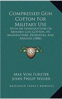 Compressed Gun Cotton For Military Use