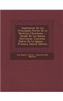 Explicacion De Las Principales Partes De La Doctrina Christiana ...