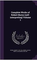 Complete Works of Robert Burns (self-interpreting) Volume 1