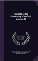 Register of the University of Oxford, Volume 11