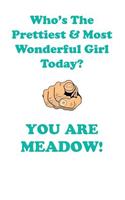 MEADOW is The Prettiest Affirmations Workbook Positive Affirmations Workbook Includes: Mentoring Questions, Guidance, Supporting You