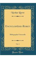 Encyclopédie-Roret, Vol. 1