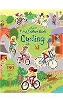 First Sticker Book Cycling