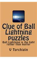 Clue of Ball Lightning puzzles