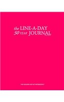 The Line-A-Day 50 Year Journal Pink Drink