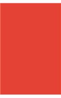 Journal Cinnabar Red Color Simple Plain Red