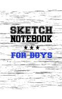 Sketch Notebook For Boys: Graph Paper Notebook