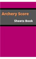 Archery Score Sheets Book